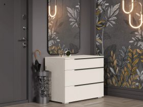 Комод с 3 ящиками Айри КМ-001 (кашемир) в Беркаките - berkakit.mebel-nsk.ru | фото
