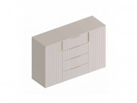 Комод с 4 ящ., 2створ. «Тефия» (тефия/софт сантьяго) в Беркаките - berkakit.mebel-nsk.ru | фото