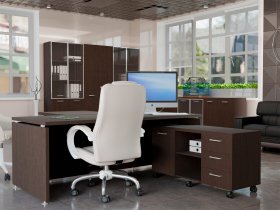 Комплект офисной мебели Президент-ПРО в Беркаките - berkakit.mebel-nsk.ru | фото