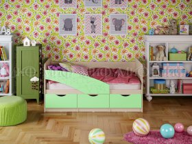 Кровать детская Бабочки 1,8 м в Беркаките - berkakit.mebel-nsk.ru | фото
