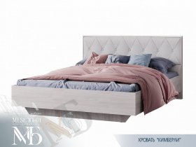 Кровать двуспальная 1,6м Кимберли КР-13 в Беркаките - berkakit.mebel-nsk.ru | фото