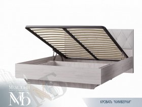 Кровать двуспальная с подъем. мех. 1,6 м  Кимберли КР-13 в Беркаките - berkakit.mebel-nsk.ru | фото