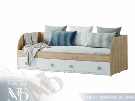 Кровать с ящиками Тренд КР-01 в Беркаките - berkakit.mebel-nsk.ru | фото