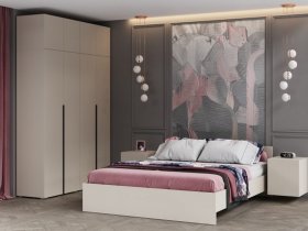 Модульная спальня Айри (кашемир) в Беркаките - berkakit.mebel-nsk.ru | фото