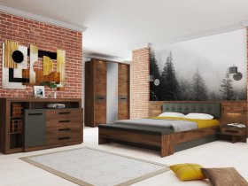 Модульная спальня Глазго в Беркаките - berkakit.mebel-nsk.ru | фото