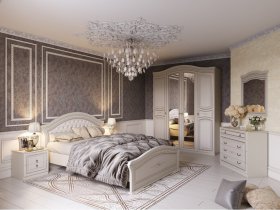 Модульная спальня Николь (Мебельград) в Беркаките - berkakit.mebel-nsk.ru | фото
