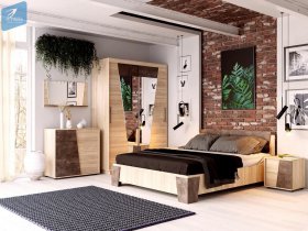 Модульная спальня Санремо в Беркаките - berkakit.mebel-nsk.ru | фото