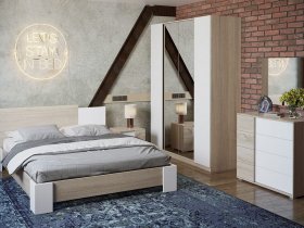Модульная спальня «Валери» в Беркаките - berkakit.mebel-nsk.ru | фото
