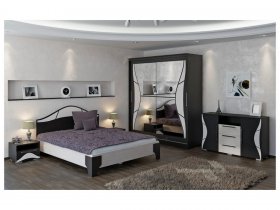 Модульная спальня Верона (Линаура) в Беркаките - berkakit.mebel-nsk.ru | фото
