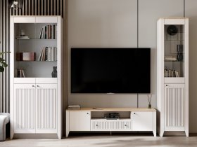 Модульная стенка Валенсия в Беркаките - berkakit.mebel-nsk.ru | фото