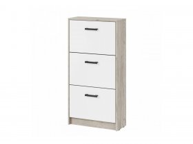 Обувница ОБ-2 Вега (дуб крафт серый/белый) в Беркаките - berkakit.mebel-nsk.ru | фото