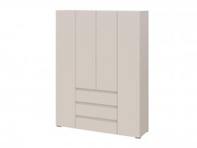 Шкаф четырехстворчатый с ящиками Люмо ШК-05 в Беркаките - berkakit.mebel-nsk.ru | фото