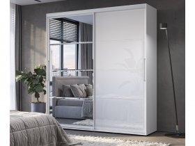Шкаф-купе Крафт-6 2,0м (белый) в Беркаките - berkakit.mebel-nsk.ru | фото