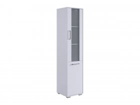 Стеллаж Лайт-2 (белый/белый) в Беркаките - berkakit.mebel-nsk.ru | фото