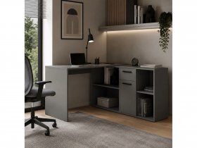 Стол письменный Лайт 03.245 (темно-серый) в Беркаките - berkakit.mebel-nsk.ru | фото