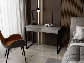 Стол письменный Ст043.0 (графит серый/черный муар) в Беркаките - berkakit.mebel-nsk.ru | фото
