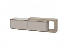 Тумба под ТВ 22 J-КШ Этна (дуб эндгрей/кашемир) в Беркаките - berkakit.mebel-nsk.ru | фото