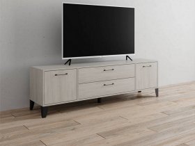 Тумба под ТВ Парус-13 (ясень анкор светлый) в Беркаките - berkakit.mebel-nsk.ru | фото